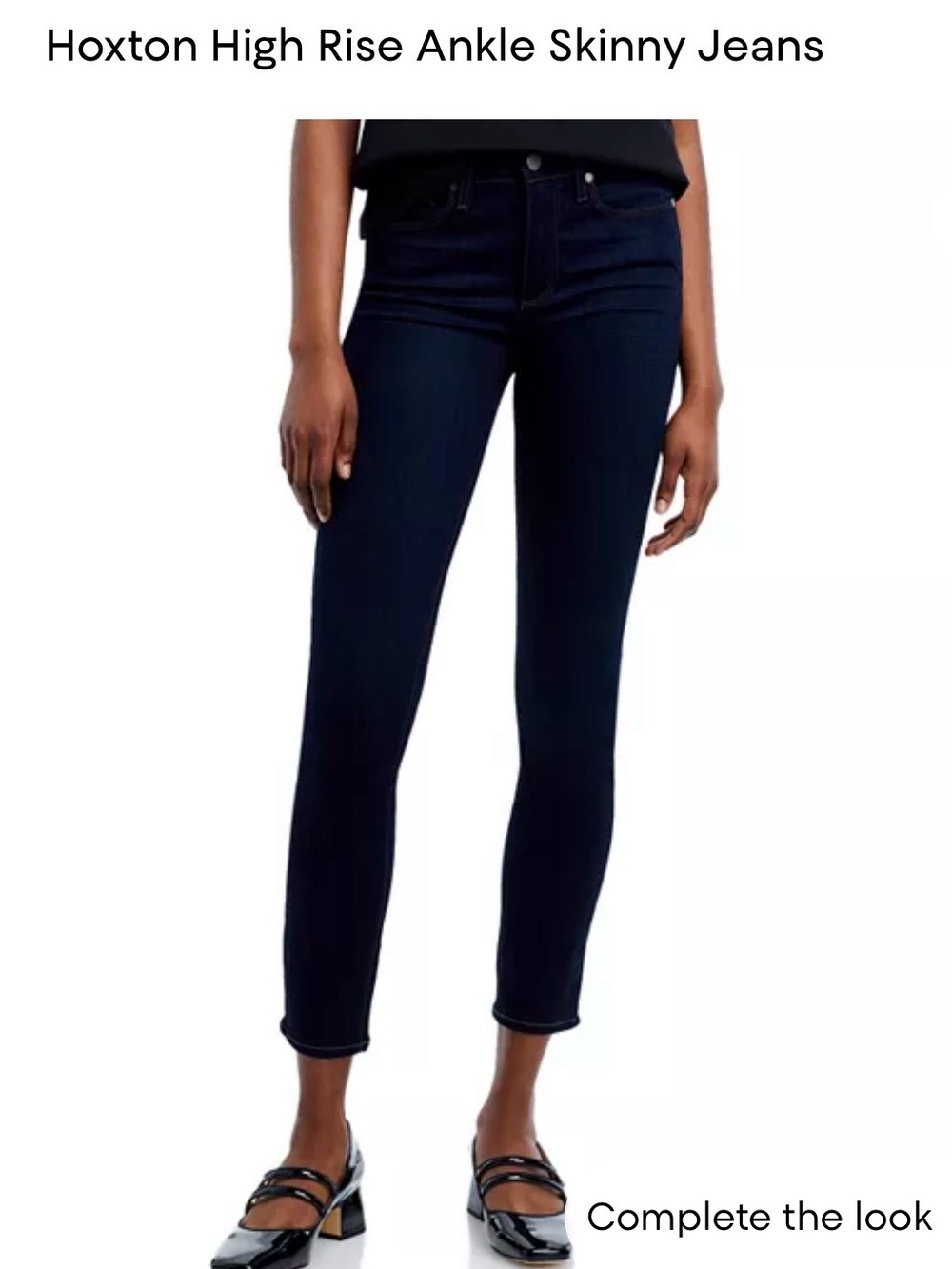 PAIGE Hoxton Ankle High Rise Skinny Jeans NWT Galven Size 29